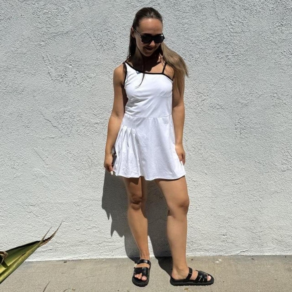 White Sleeveless Dress